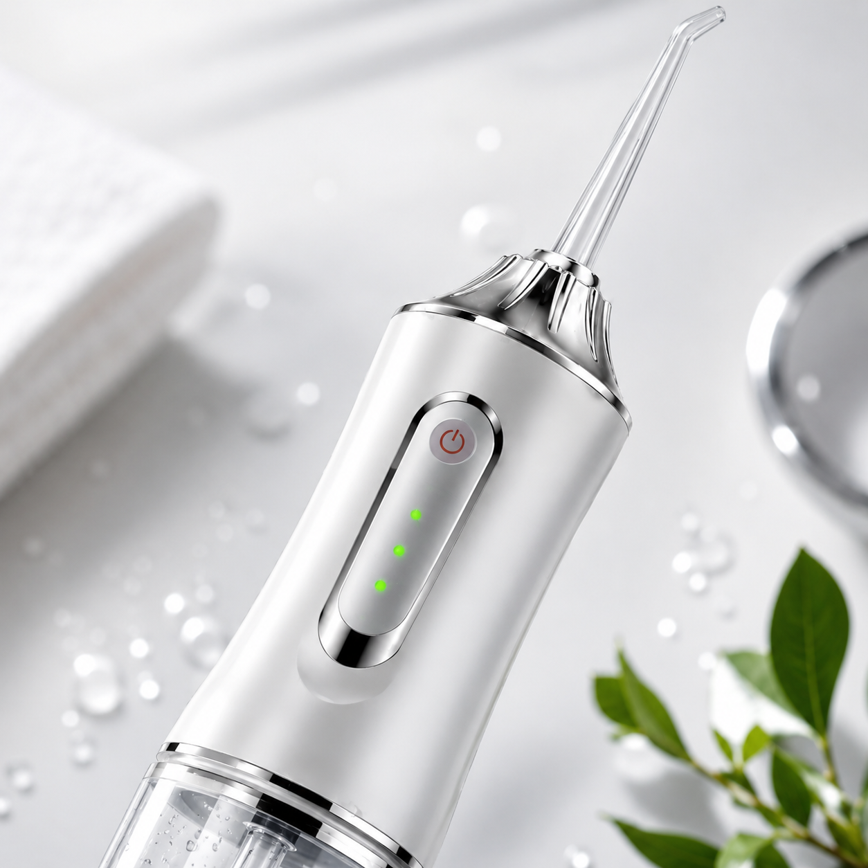 AquaDent Pro™ | Irrigador Bucal Portátil de Limpieza Profunda