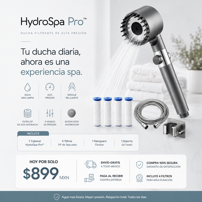HydroSpa Pro™ | Agua Más Limpia. Mayor Presión. Relajación Total.